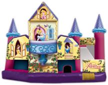 Reserve one of our most popular rentals in Dallas the Disney Princess Bounce House 5-in-1 Combo!